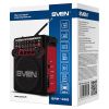 КОЛОНКА ПОРТАТИВНАЯ SVEN SRP-355, BLACK / 3W / BLUETOOTH / FM/AM/SW RADIO / USB / MICROSD