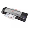 QSMILE LM330IDX A3, BLACK, ROLLERS: 2(HOT SHOE), REVERSE, INPUT WIDTH: 330 MM,SPEED: 55 CM/MIN, MIN FILM THICKNESS: 160(2*80) MICRONS, MAX. FILM THICKNESS: 250(2*125) MICRONS, MIN FILM SIZE: CREDIT CARD SIZE (54*86 MM), MAX. PAPER SIZE: A3, MAX. LAM. THIC