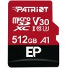 КАРТА ПАМЯТИ MICROSD PATRIOT EP SERIES V30/ 90MBPS/ 512GB + SD ADAPTER