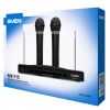 ДВА БЕСПРОВОДНЫХ МИКРОФОНА ДЛЯ КАРАОКЕ SVEN MK-715 / WIRELESS / BLACK