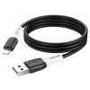 КАБЕЛЬ USB НА USB-C LIGHTNING  HOCO  X82 / 1M / SILICONE / UP TO 2.4A / BLACK