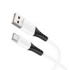 КАБЕЛЬ USB НА USB-C HOCO  X82 / 1M / SILICONE / UP TO 3A / WHITE