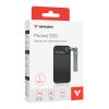 M.2 ВНЕШНИЙ SSD VERBATIM POCKET / 1TB / USB 3.2 GEN 2 / BLACK/GREY
