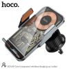 АВТОМОБИЛЬНЫЙ ДЕРЖАТЕЛЬHOCO DCA34, CORE TRANSPARENT WIRELESS CHARGING CAR HOLDER, OUTPUT: UP TO 15W, USB-C, MATERIAL: MAGNESIUM ALUMINUM ALLOY + ABS/PC, BLACK