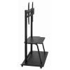 НАПОЛЬНАЯ ПОДСТАВКА ДЛЯ ТЕЛЕВИЗОРА НА КОЛЕСИКАХ 37” - 100”, GEMBIRD ”TVS-100F-01”, BLACK