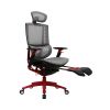 ИГРОВОЕ КРЕСЛО 1STPLAYER ERGO PLAY/ 160KG/  3D ARMREST/ WHITE&RED