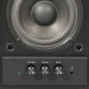 SVEN SPS-702 BLACK LEATHER,  2.0 / 2X20W RMS, CONTROL UNIT ON THE FRONT PANEL, MAGNETIC SHIELDING, HEADPHONE JACK, WOODEN, (4”+3/4”)