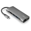 МНОГОПОРТОВЫЙ АДАПТЕР TRUST DALYX/ USB-C/ 1XUSB-C/ 2XUSB-A/ HDMI/ RJ45/ SD/ MICROSD