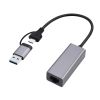 USB 3.1 + USB TYPE-C / GIGABIT ETHERNET ADAPTER  / GEMBIRD A-USB3AC-LAN-01