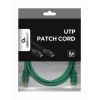 UTP CAT.5E PATCH CORD, 1.5M, GREEN