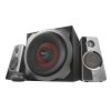 TRUST GAMING GXT 38 TYTAN 2.1 ULTIMATE BASS SPEAKER SET, WOODEN SUBWOOFER FOR RICH AND POWERFUL SOUND, 120W  - BLACK