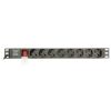 GEMBIRD EG-PDU-014, POWER DISTRIBUTION UNIT (PDU), 8 SCHUKO SOCKETS, 1U, 16A, 3 M CABLE
