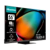 55" MINILED SMART ТЕЛЕВИЗОР HISENSE 55U8KQ, 3840X2160 4K UHD, VIDAA U7.0, ЧЁРНЫЙ