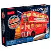 ПАЗЛ 3D CUBICFUN "ЛОНДОНСКИЙ АВТОБУС" С LED ПОДСВЕТКОЙ, 8+