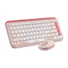КЛАВИАТУРА И МЫШЬ LOGITECH POP ICON COMBO, БЕСПРОВОДНОЕ, ROSE | WHITE