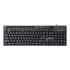 КЛАВИАТУРА GEMBIRD KB-UM-108, ПРОВОДНОЕ, ЧЁРНЫЙ