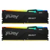 ОПЕРАТИВНАЯ ПАМЯТЬ KINGSTON FURY BEAST RGB, DDR5 SDRAM, 6400 МГЦ, 64ГБ, KF564C32BBEAK2-64