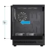 КОМПЬЮТЕРНЫЙ КОРПУС GAMEMAX VISTA COC AB, MIDI-TOWER, БЕЗ БЛОКА ПИТАНИЯ, ЧЁРНЫЙ