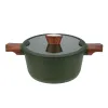 КАСТРЮЛЯ RESTO 93703, 4.6Л, 24СМ, ЗЕЛЁНЫЙ