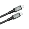 КАБЕЛЬ ДЛЯ ЗАРЯДКИ И СИНХРОНИЗАЦИИ XO NB-Q264B, USB TYPE-C/USB TYPE-C, 2М, ЧЁРНЫЙ