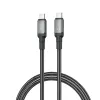 КАБЕЛЬ ДЛЯ ЗАРЯДКИ И СИНХРОНИЗАЦИИ XO NB-Q264B, USB TYPE-C/USB TYPE-C, 2М, ЧЁРНЫЙ