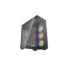 КОРПУС DEEPCOOL CH780 / W/OPSU / PANORAMIC-WINDOW / 3X140MM ARG / ATX / BLACK