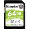 CARD DE MEMORIE KINGSTON CANVAS SELECT PLUS SD 64GB