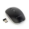 GEMBIRD MUSW-4BSC-01, SILENT WIRELESS OPTICAL MOUSE, 2.4GHZ, 4-BUTTON, 800 - 1600DPI, TYPE-C RECEIVER, BLACK