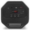 SVEN PS-650 BLACK, BLUETOOTH PORTABLE SPEAKER, 50W RMS, EFFECTIVE MULTI-COLORED LIGHTING, LED DISPLAY, FM TUNER, USB & MICROSD, BUILT-IN LITHIUM BATTERY 2X4000 MAH, TRACKS CONTROL, AUX, RC, OPTICAL, MICRO USB OR 5V DC POWER SUPPLY