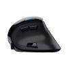 БЕСПРОВОДНАЯ ПЕРЕЗАРЯЖАЕМАЯ ЭРГОНОМИЧНАЯ МЫШЬ TRUST VOXX / 2.4GHZ/ BLUETOOTH/ BLACK