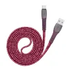 КАБЕЛЬ ДЛЯ ЗАРЯДКИ И СИНХРОНИЗАЦИИ RIVACASE PS6102 RD12, USB TYPE-A/USB TYPE-C, 1,2М, КРАСНЫЙ