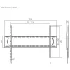 НАСТЕННОЕ КРЕПЛЕНИЕ ДЛЯ ТЕЛЕВИЗОРА REFLECTA PLANO FLAT 120-9060, ЧЁРНЫЙ