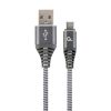 CABLE USB2.0/TYPE-C PREMIUM COTTON BRAIDED - 1M - CABLEXPERT CC-USB2B-AMCM-1M-WB2,