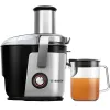 СОКОВЫЖИМАЛКА BOSCH VITAJUICE 4 MES4010, НЕРЖАВЕЮЩАЯ СТАЛЬ | ЧЕРНЫЙ