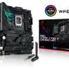 ASUS ROG STRIX Z790-F GAMING WIFI, SOCKET 1700, 17 PHASES, INTEL(R) Z790 (13/12TH GEN CPU), CPU GRAPHICS, HDMI, DP, DUAL 4XDDR5-7800, 3XPCIE X16 5.0, 4 XSATA3, RAID, 4XM.2 4.0, 1XPCIE X1, ALC4080/SPDIF, 2.5GBE LAN, WIFI6E/BT, 2XUSB-C 3.2GEN2X2, 3XUSB 3.2GEN