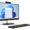 ALL-IN-ONE PC - 27” HP AIO 27-CR0011CI 27” FHD IPS NON-TOUCH, AMD RYZEN 5 7520U, 16GB LPDDR5, 512GB M.2 PCIE NVME SSD, INTEL INTERNAL GRAPHICS, CR, HD CAM, WIFI6 2X2 + BT5, HDMI, LAN, KBD AND MOUSE BLACK WIRELESS 510SP, FREEDOS, JET BLACK.