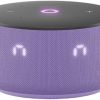 SMART SPEAKER (YNDX-00027LIL)  YANDEX STATION MINI 3 WITH ALISA, LILAC, LED DISPLAY, SMART HOME CONTROL CENTER, NO HUB REQUIRED, WI-FI-AC + BT5.0, ALISA ASSISTANT BUILT-IN, 12W, SENSOR BUTTONS, 3 MICROPHONES