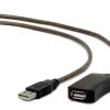 ACTIVE USB 2.0 EXTENSION CABLE, 10 M, UP TO 3 PCS IN THE CASCADE ARE ALLOWED, BLACK