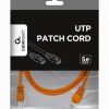UTP CAT.5E PATCH CORD, 2M, ORANGE