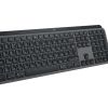 LOGITECH WIRELESS MX KEYS S ADVANCED ILLUMINATED KEYBOARD, LOGITECH UNIFYING 2.4GHZ WIRELESS TECHNOLOGY, BLUETOOTH LOW ENERGY, RECHARGEABLE WITH USB TYPE C, UKR, GRAPHITE