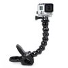 GOPRO JAWS: FLEX CLAMP -ATTACH YOUR CAMERA DIRECTLY TO THE CLAMP FOR LOW-PROFILE MOUNTING, OR USE THE OPTIONAL NECK TO ACHIEVE A WIDER RANGE OF CAMERA-ANGLE ADJUSTABILITY, COMPATIBLE WITH ALL GOPRO CAMERAS.