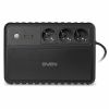 SVEN UP-L800, LINE-INTERACTIVE UPS WITH AVR, 800VA /400W, 3 X SCHUKO OUTLETS, LED STATUS INDICATION, USB, BLACK