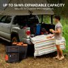 JACKERY ”EXPLORER 1000 PLUS” PORTABLE POWER STATION, CAPACITY: 1264WH, AC OUTPUT: 2000W, LCD, 2* USB-A, 2*USB-C, 2*AC OUTPUT, 1 CAR PORT, DC OUTPUT, 4000 CYCLES LIFEPO4, JACKERY APP, WEIGHT:14.5KG, 283X260X356MM, CHARGE 0-100% IN 1.7 HOUR, BLACK/ORANGE