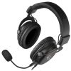 SVEN AP-G999MV, GAMING HEADPHONES WITH MICROPHONE, PULL-OUT MICROPHONE, 3.5MM (4 PIN) OR 2*3.5 MM (3 PIN) STEREO MINI-JACK, CABLE LENGTH: 2.2M , GRAY