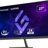 27.0” VIEWSONIC IPS LED VX2758A-2K-PRO-3 GAMING BORDLESS BLACK (1MS, 1000:1, 300CD, 2560X1440, 178°/178°, HDMI2.1 X 2, DISPLAYPORT, SUPERCLEAR IPS, HDR10, 240HZ REFRESH RATE, CONSOLE MODE 120HZ, AMD FREESYNC ADAPTIVE SYNC, AUDIO LINE-OUT, VESA)