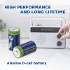 GEMBIRD ALCALINE BATTERY D-CELL LR20 1.5V,  2PCS, HIGH PERFORMANCE AND LONG LIFETIME