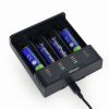 ENERGENIE BC-USB-02 NI-MH + LI-ION FAST BATTERY CHARGER, USB OUTPUT PORT FOR PRACTICAL POWERBANK FUNCTION (5V / 2A)Б 4-LEVEL LED CHARGING STATUS INDICATORS, WORKS WITH ANY 5V STANDARD USB CHARGER OR 5V/9V/12V USB QUICK-CHARGER (NOT INCLUDED), BLACK