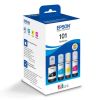 EPSON 101 ECOTANK 4-COLOUR MULTIPACK (C13T03V14A/.V24A/.V34A/.V44A) 337ML, FOR L4150/  L4160/ L6160/ L6170/ L6190/ L14150/ L4150/ L4160/ L4167/ L4260/ L4266/ L6160/ L6170/ L6190/ L6270/ L6290