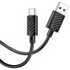 CABLE  USB-A  TO USB-C HOCO “X88 TYPE-C”, 82 CM, BLACK