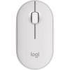 LOGITECH WIRELESS PEBBLE MOUSE 2 M350S TONAL WHITE, SLIM, COMPACT BLUETOOTH MOUSE WITH A CUSTOMIZABLE BUTTON, 400-4000 DPI, NANO RECEIVER, MULTI-DEVICE PAIRING, SILENT CLICK